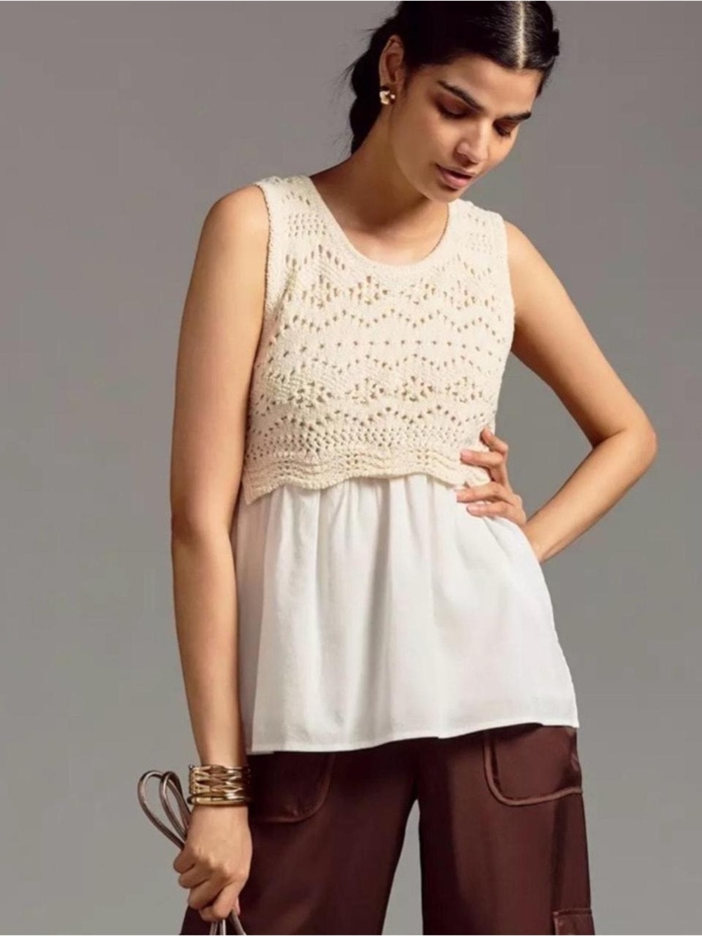 Anthropologie Crochet Top
